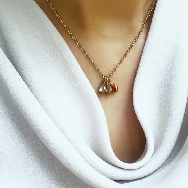 Geboortesteen ketting