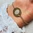Coin armband met vingerafdruk