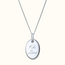 Ovale ketting met 2 namen
