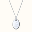 Ovale ketting met 3 namen