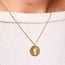 Coin ketting met hand of voetafdruk
