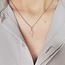 Ketting met strass kruisje