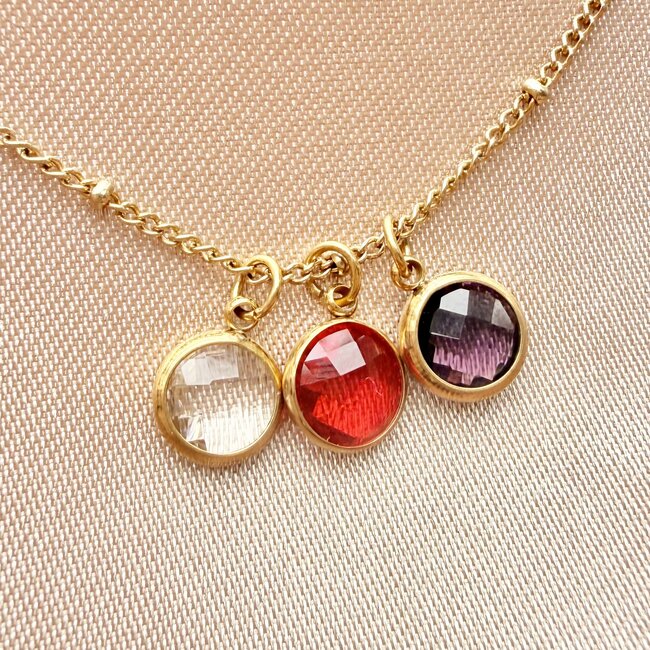 Geboortesteen ketting