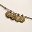 Mini coin ketting met initialen