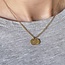 Mini coin ketting met initialen