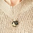 Dubbele coin ketting kleine en grote coin