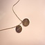 Dubbele coin ketting
