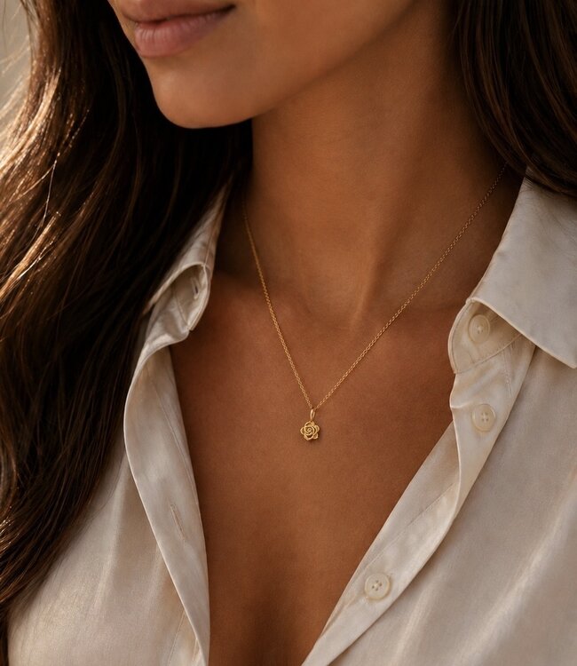 Ketting met geboortebloem