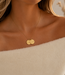 Dubbele coin ketting