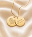 Dubbele coin ketting