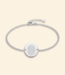 Coin armband met lijntekening