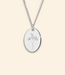 Ovale ketting met geboortebloemen