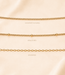 Ovale ketting met geboortebloemen