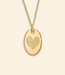 Ovale ketting met lijntekening