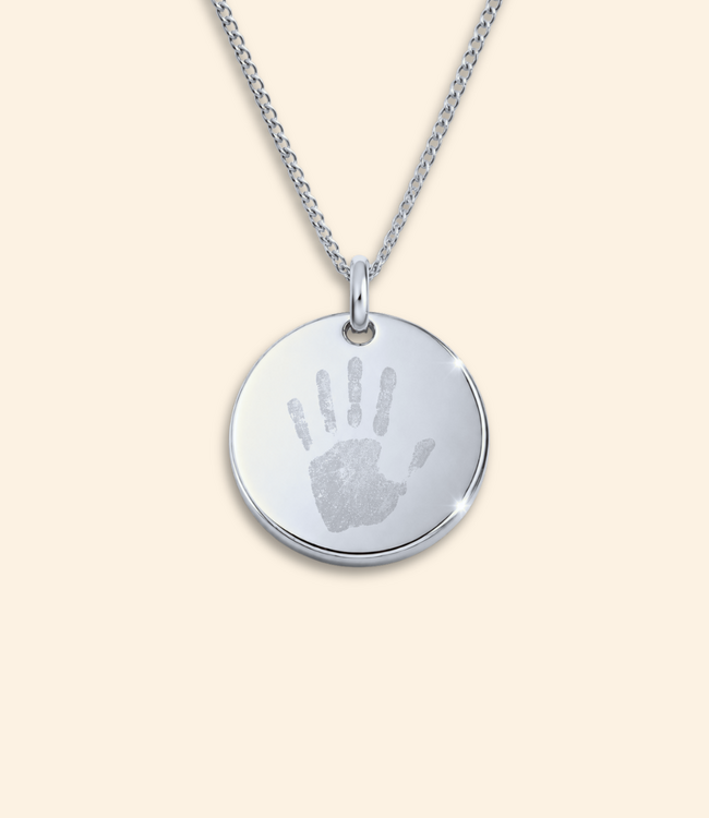 Coin ketting met lijntekening
