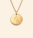 Coin ketting met geboortebloemen