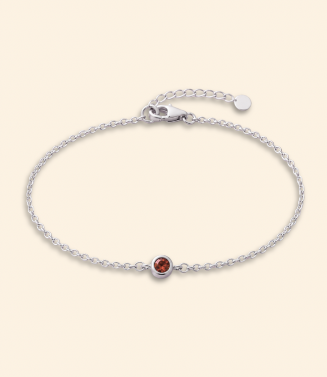 Geboortesteen armband