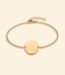 Coin armband met initialen