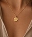 Coin ketting met initialen