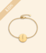 Kids | Coin armband met geboortebloem