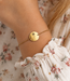 Kids | Coin armband met geboortebloem