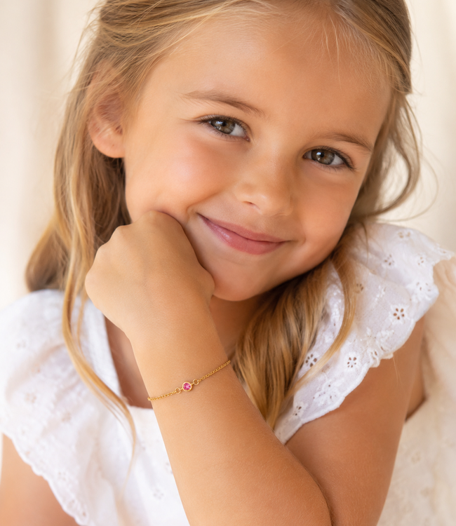 Kids | Geboortesteen armband