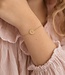 Kids | Mini coin armband met initiaal