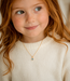 Kids | Ketting met geboortesteen vierkant