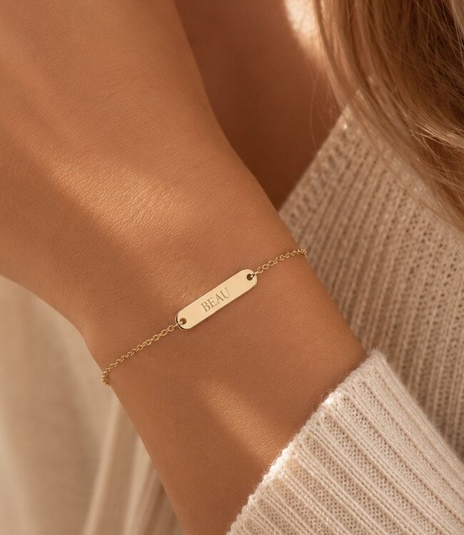 Mini bar armband rond