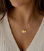 Mini coin ketting met initialen