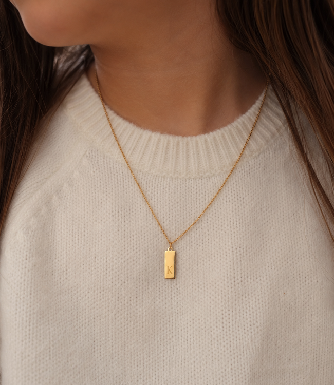 Kids | Tag ketting met initiaal