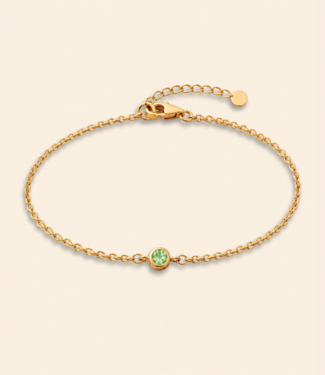 Geboortesteen armband
