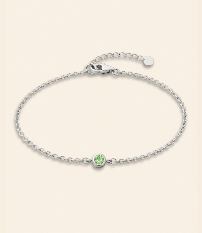 Geboortesteen armband