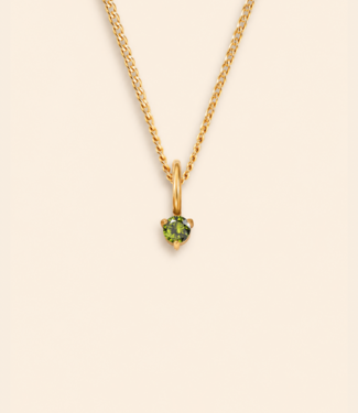 Mini geboortesteen ketting