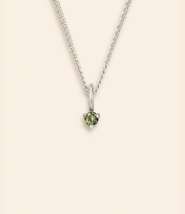 Mini geboortesteen ketting