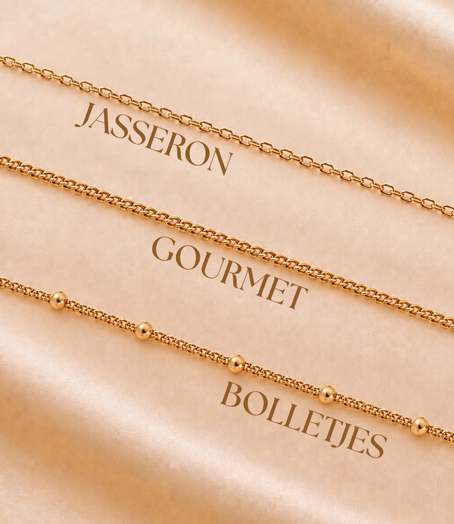 Mini geboortesteen ketting