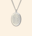 Ovale ketting met vingerafdruk
