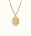 Ovale ketting met vingerafdruk