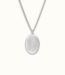 Ovale ketting met vingerafdruk