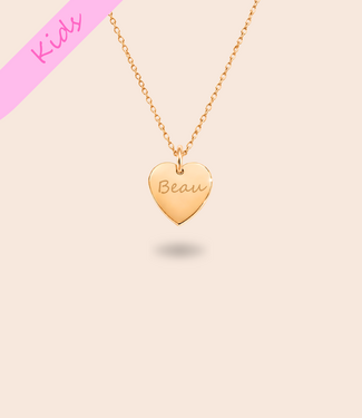 Kids | Hartjes ketting met naam
