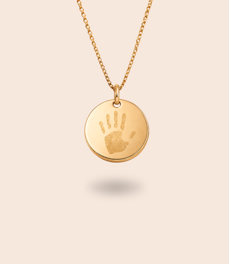 Coin ketting met lijntekening