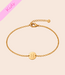 Kids | Mini coin armband met initiaal