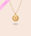 Kids | Coin ketting met initiaal