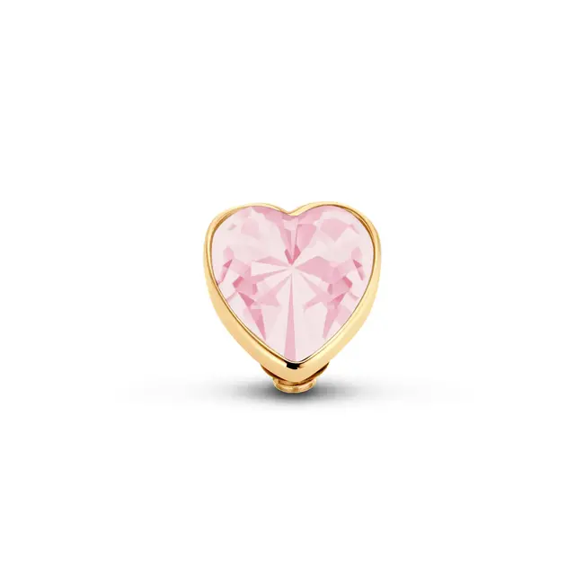 Melano Melano Twisted Heart Goud Milk Pink