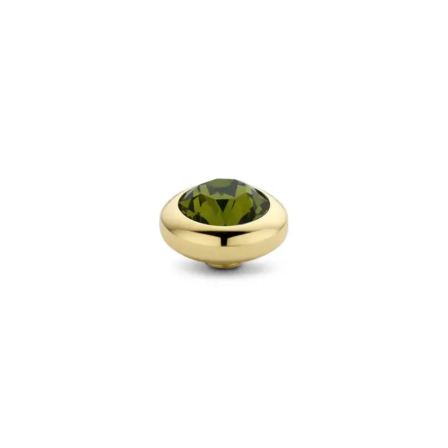 Melano Melano Vivid Basic CZ Steentje Goud Olive