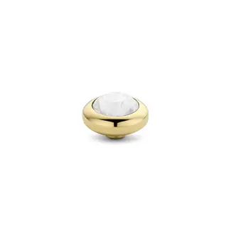 Melano Melano Vivid Basic CZ Steentje Goud White