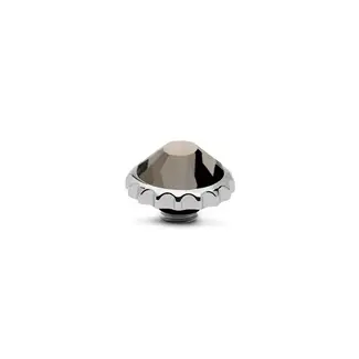 Melano Melano Vivid Cap Steentje Zilver Black Diamond