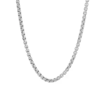 Melano Melano Kosmic Kamille Ketting Zilver 2.5 mm - 80 cm