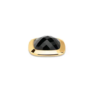 Melano Melano Kosmic Facet Square Steentje Goud Black