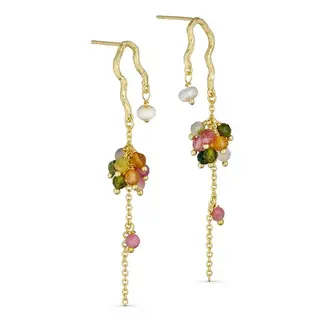 Earrings Stones and Pearls - Pure